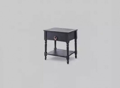 Moderner Nachttisch grau Holzmöbel im Schlafzimmer Design Nachtkonsolen